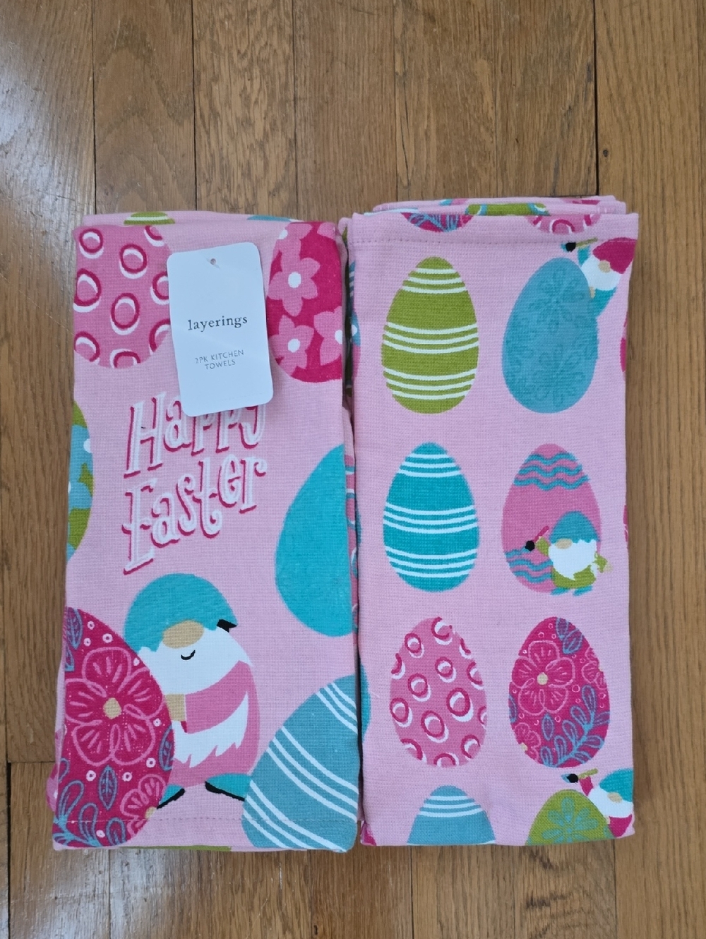 LAYERINGS BRAND SPRING & EAS LolTER KITCHEN HAND TOWELS BUNDLE OF 4 TOWELS